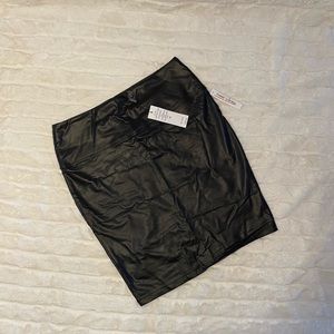 NWT Faux Leather Pencil Skirt
